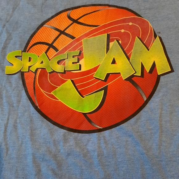 Space Jam Men's Blue Tee Shirt New •Size XL• - Picture 5 of 5